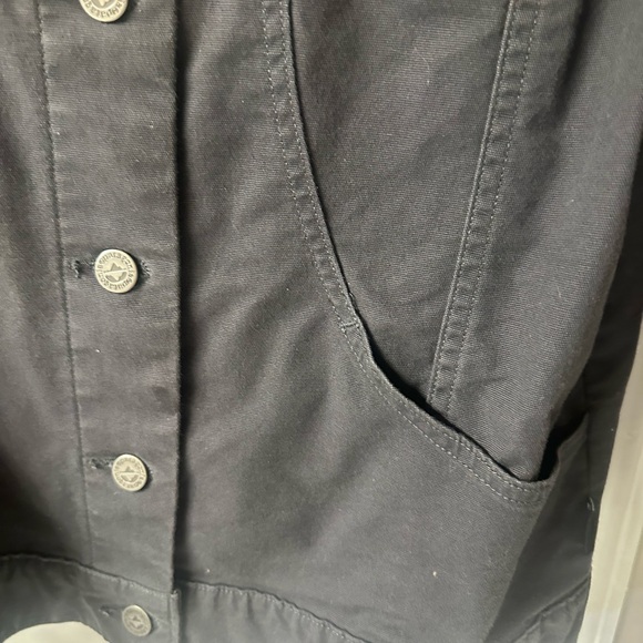 Patagonia Women's Black Jean Jacket with Button Front - Picture 9 of 9